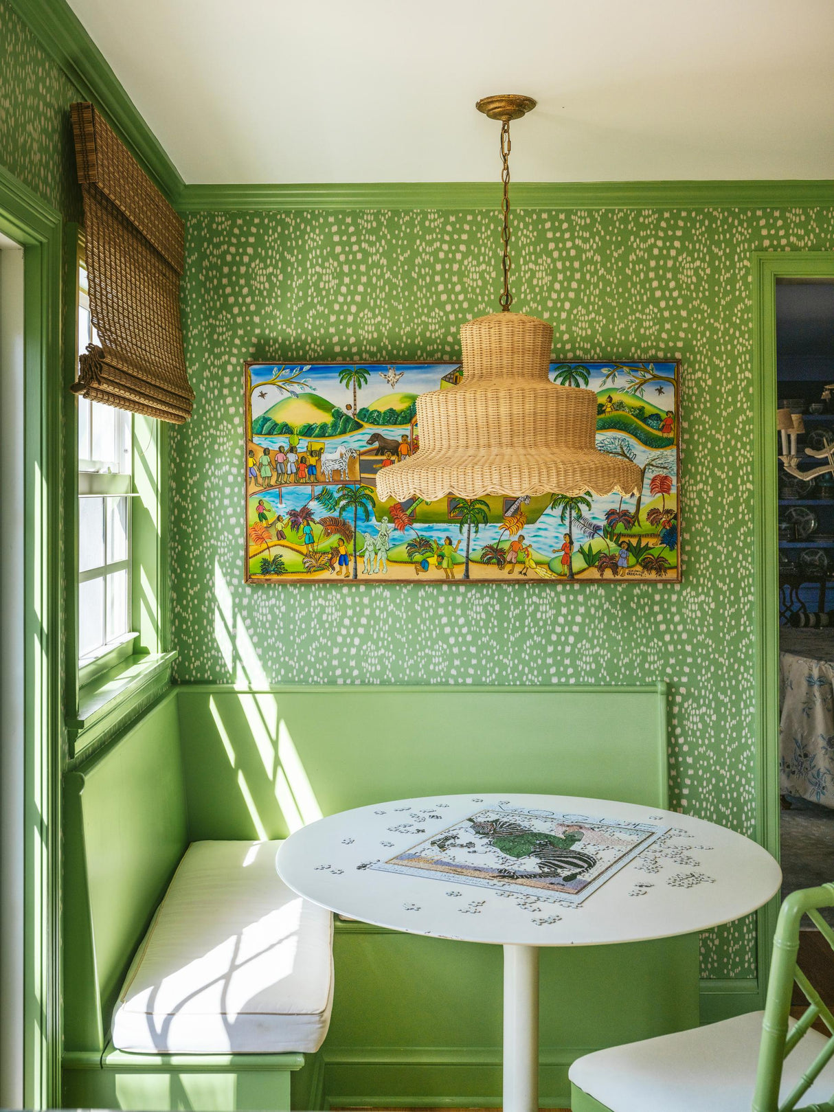 Brunschwig & Fils LES TOUCHES REVERSE LEAF Wallpaper