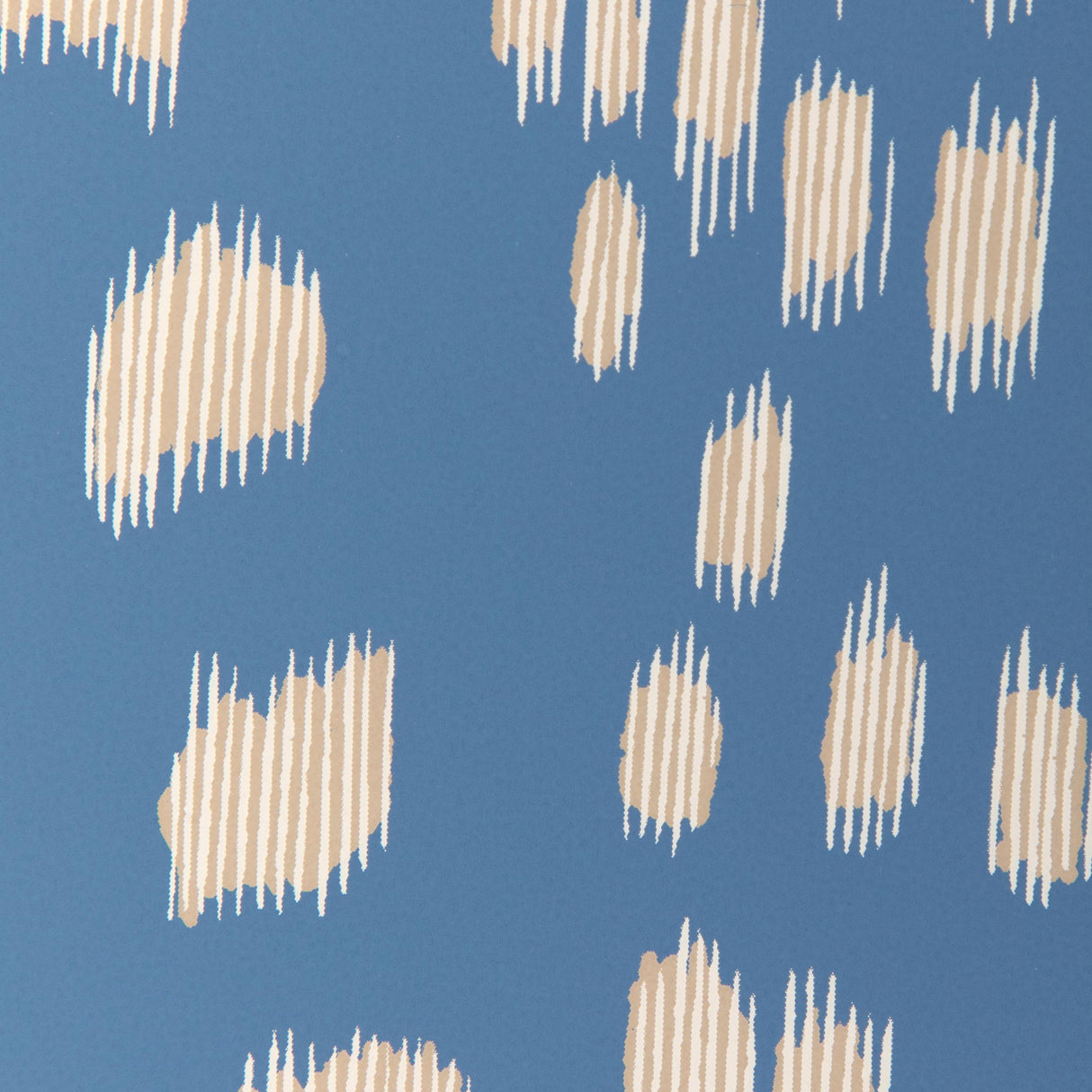 Brunschwig & Fils LES TOUCHES REVERSE BLUE Wallpaper