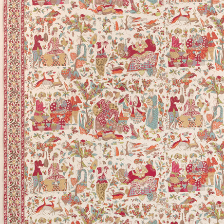 Brunschwig & Fils SHALIMAR BERRY/SAND Wallpaper
