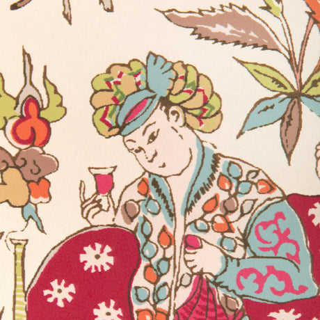 Brunschwig & Fils SHALIMAR BERRY/SAND Wallpaper