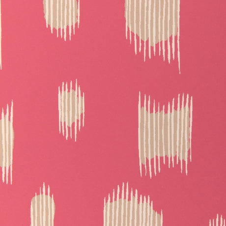 Brunschwig & Fils LES TOUCHES REVERSE PINK Wallpaper