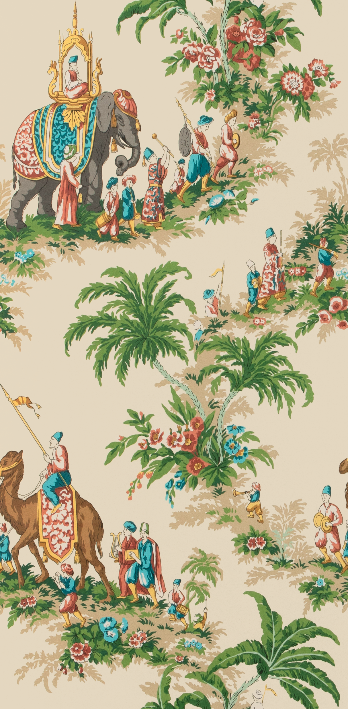 Brunschwig & Fils BEAUPORT PROMENADE GARDEN Wallpaper