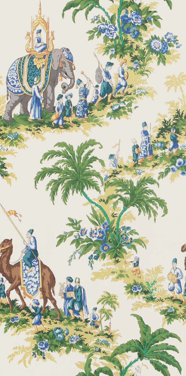 Brunschwig & Fils BEAUPORT PROMENADE FOREST Wallpaper