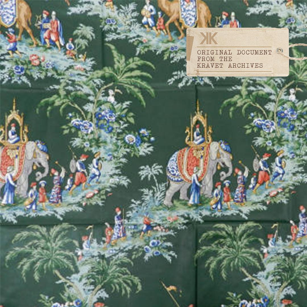 Brunschwig & Fils BEAUPORT PROMENADE FOREST Wallpaper