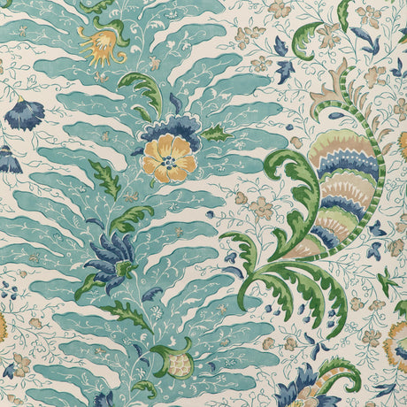 Brunschwig & Fils RIVIERE AQUA Wallpaper