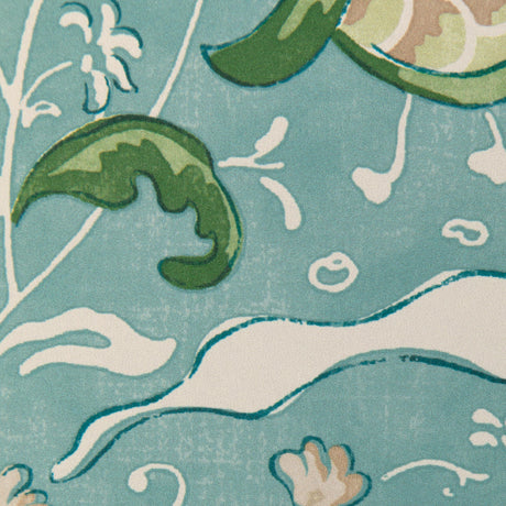 Brunschwig & Fils RIVIERE AQUA Wallpaper