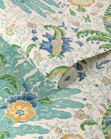 Brunschwig & Fils RIVIERE AQUA Wallpaper