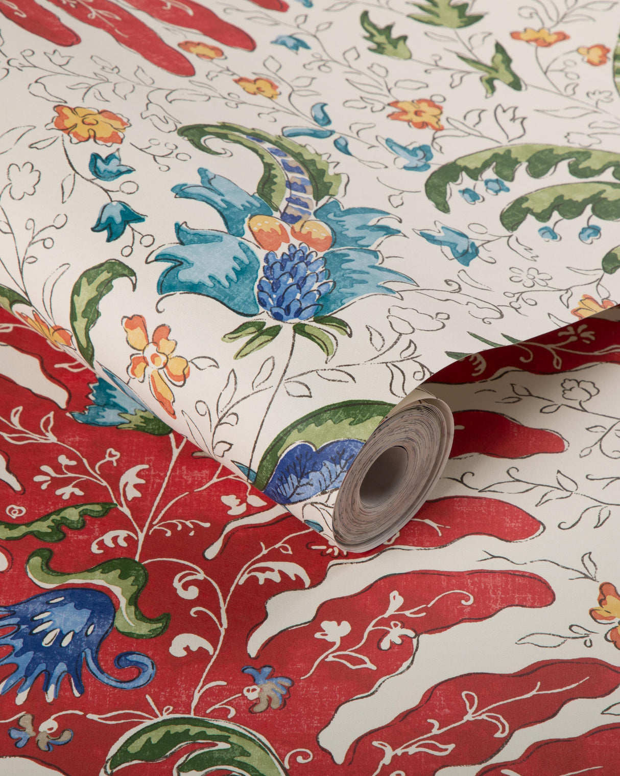 Brunschwig & Fils RIVIERE RED Wallpaper