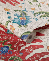 Brunschwig & Fils RIVIERE RED Wallpaper