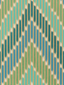 Brunschwig & Fils CASCADE TEAL/GREEN Wallpaper