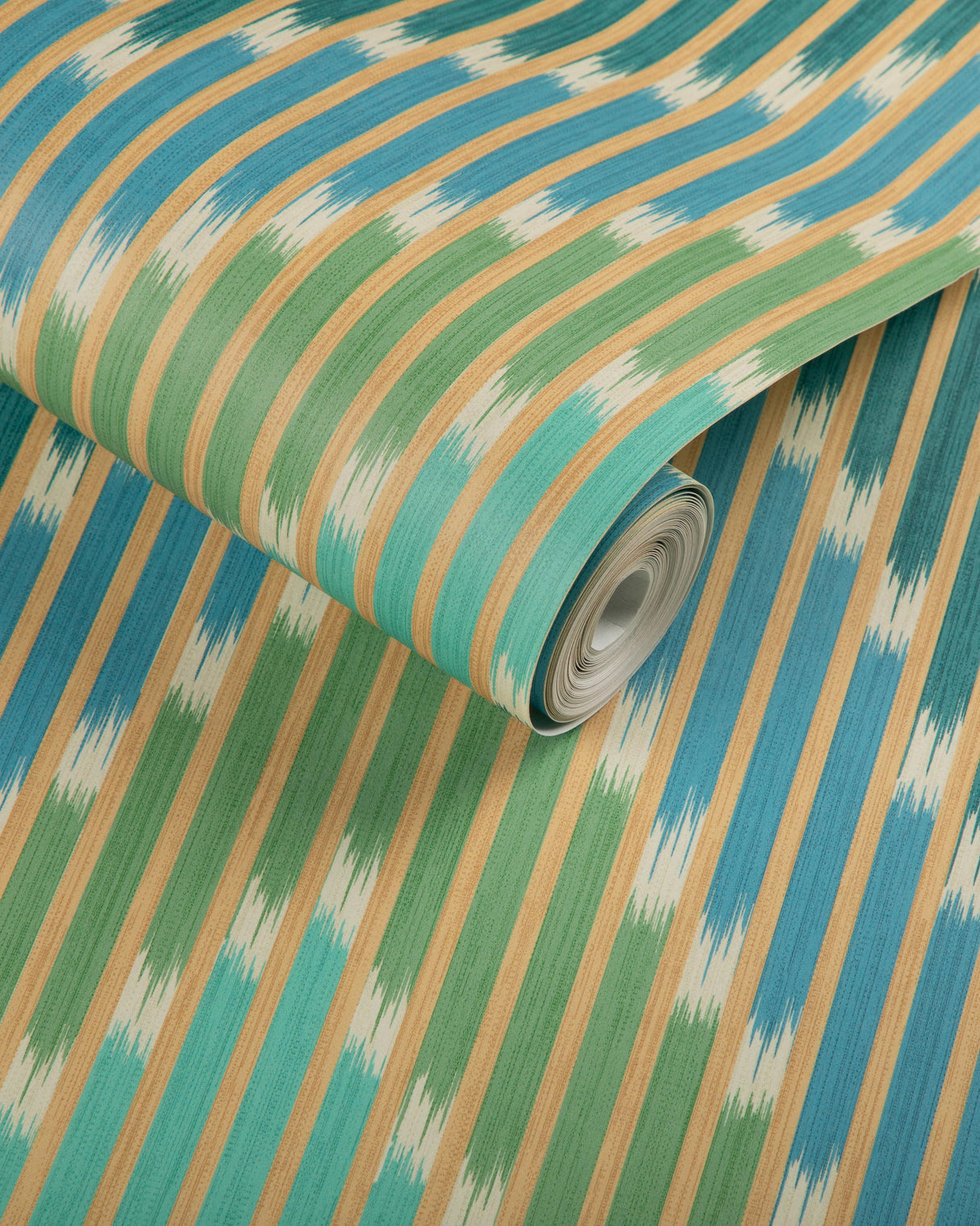 Brunschwig & Fils CASCADE TEAL/GREEN Wallpaper