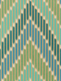 Brunschwig & Fils CASCADE TEAL/GREEN Wallpaper