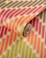 Brunschwig & Fils CASCADE BERRY/LEAF Wallpaper