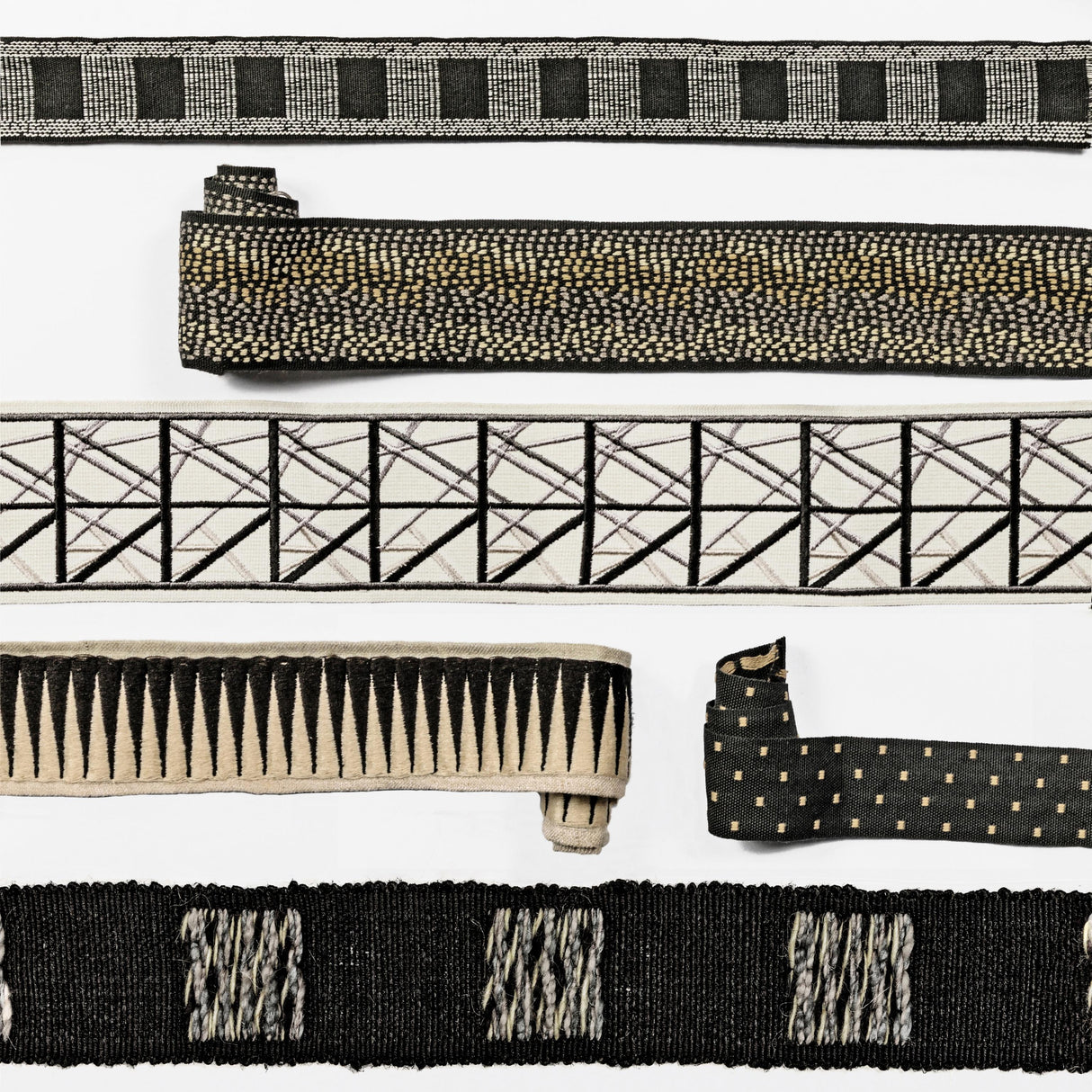 Lee Jofa BRAVADO TAPE EBONY IVORY Trim