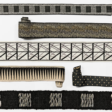 Lee Jofa BRAVADO TAPE EBONY IVORY Trim