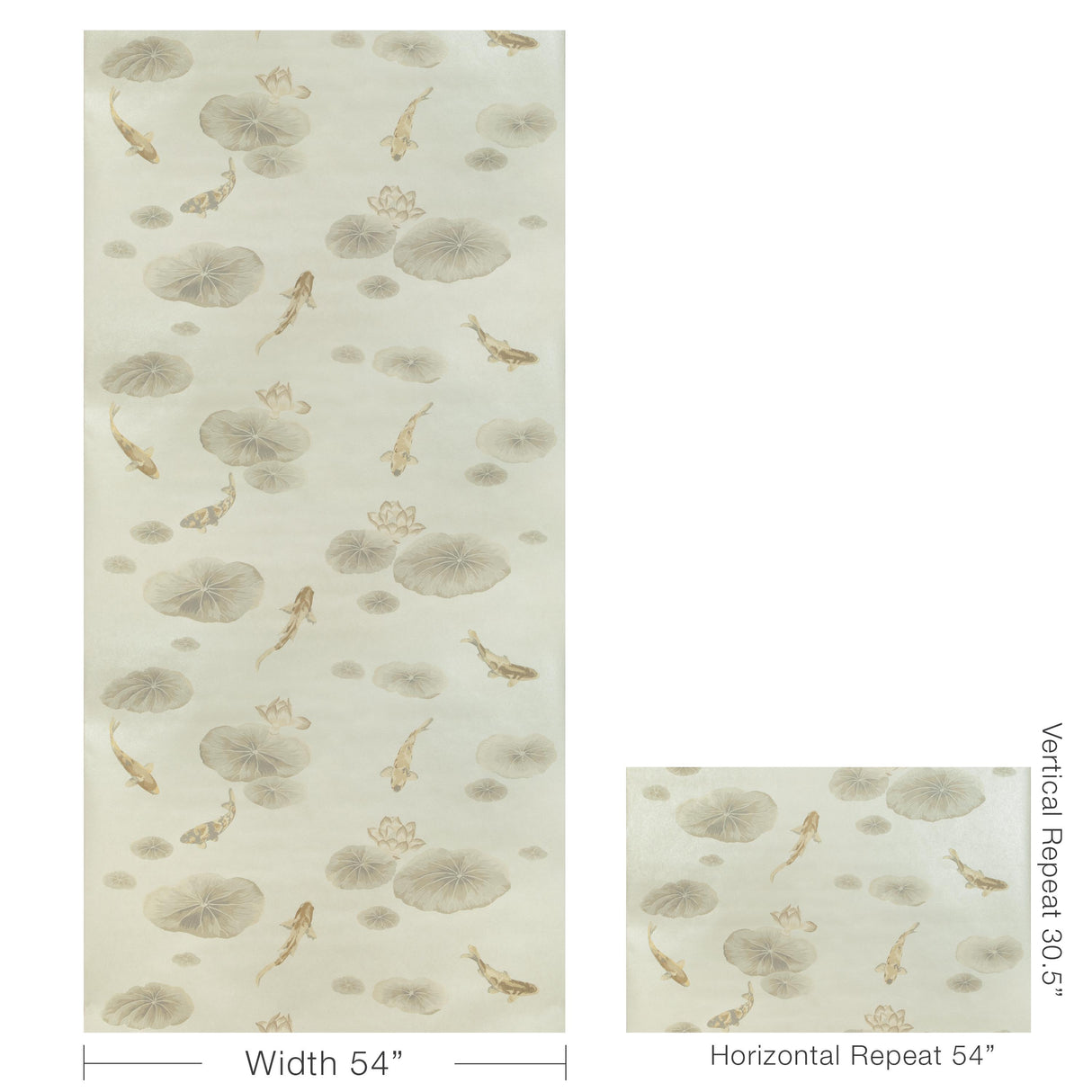 Kravet LOTUS POND MICA WP PEARL Wallpaper