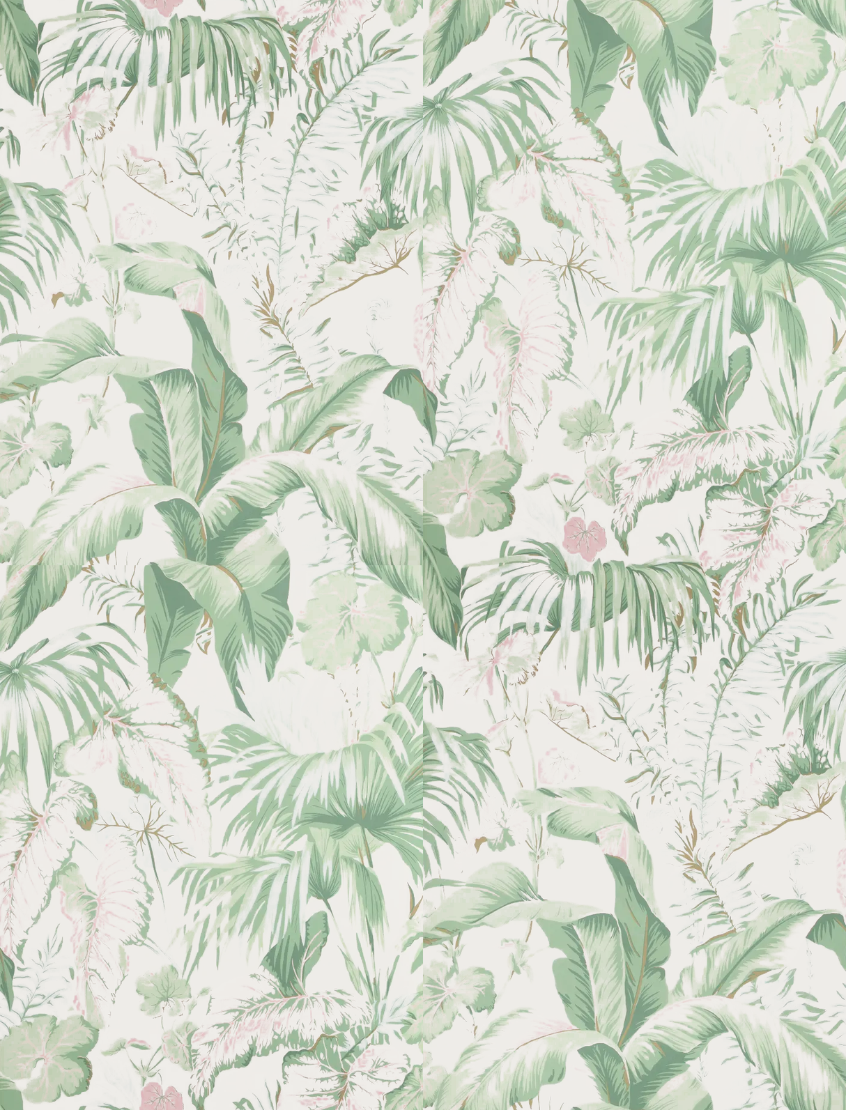 Kravet YASUNI WP PINK PALM Wallpaper