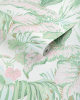Kravet YASUNI WP PINK PALM Wallpaper