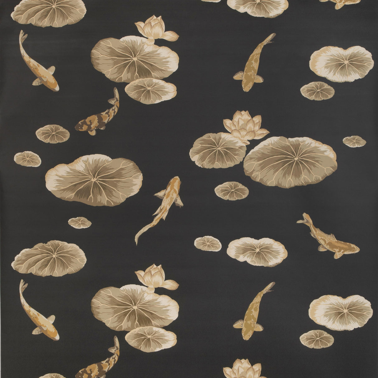 Kravet LOTUS POND WP NOIR Wallpaper