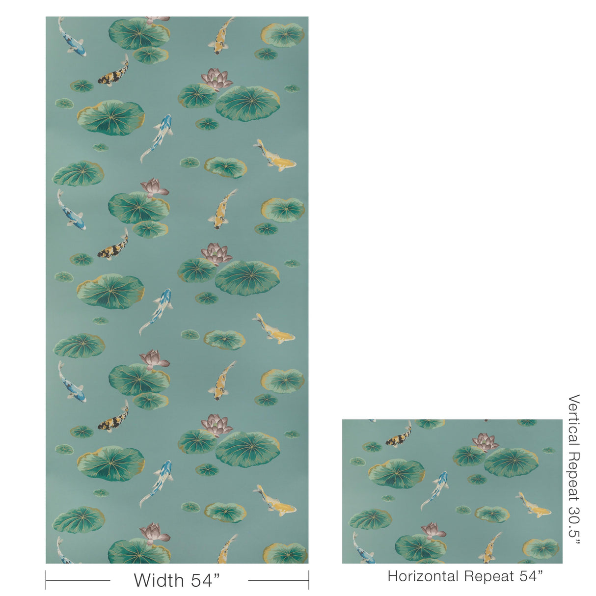 Kravet LOTUS POND WP SAGE Wallpaper