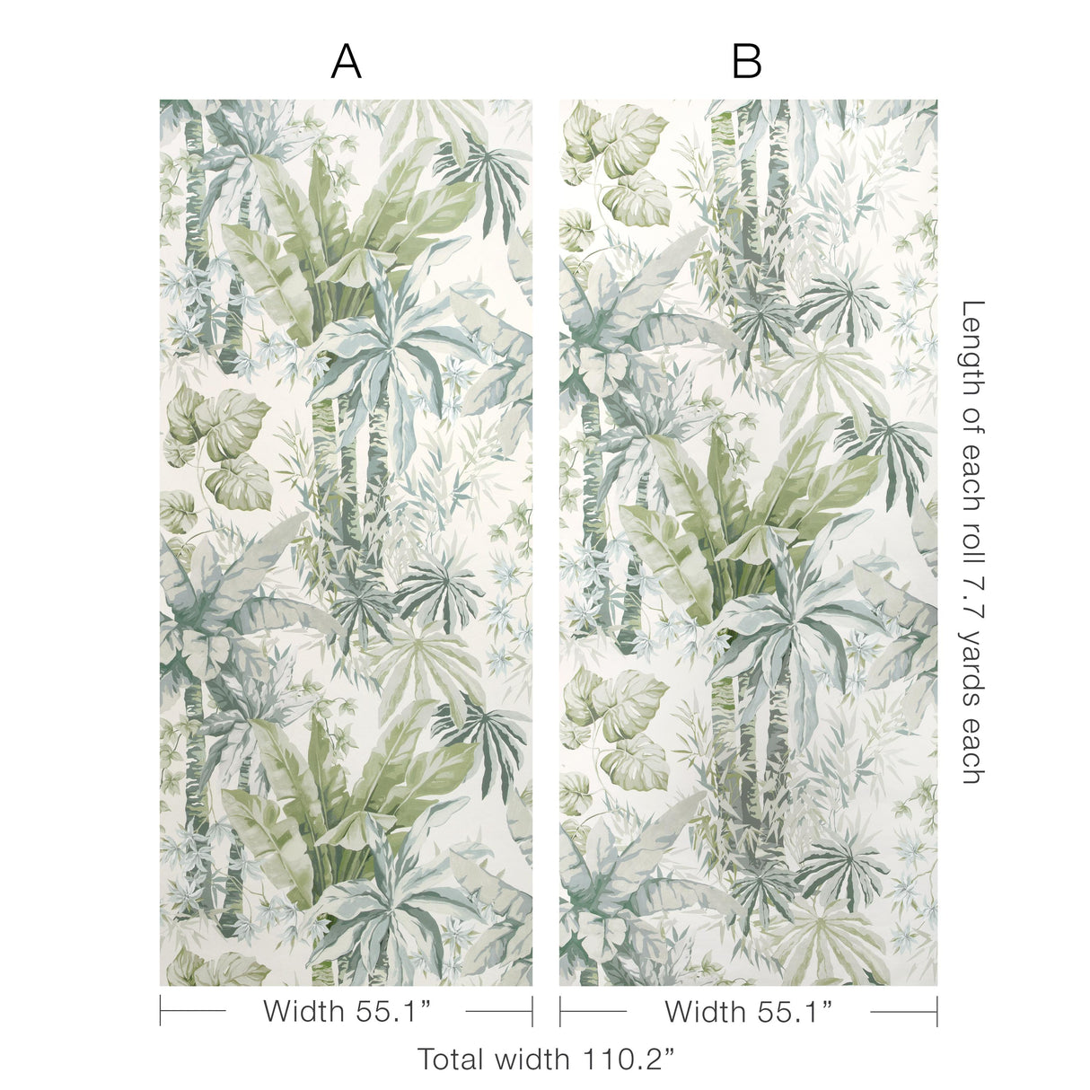 Kravet JUNGLEWOOD PNL BLUE SAGE Wallpaper