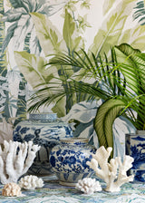 Kravet JUNGLEWOOD PNL BLUE SAGE Wallpaper