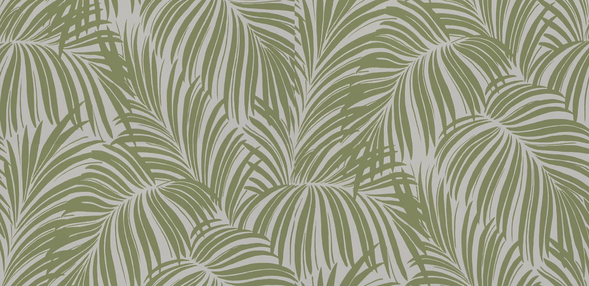 Kravet PALM LEAF WP VERDE Wallpaper