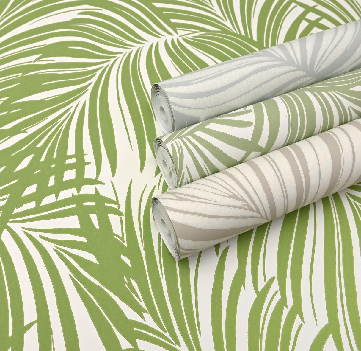 Kravet PALM LEAF WP VERDE Wallpaper