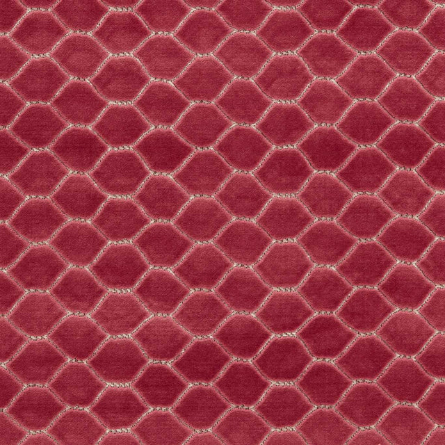 Sanderson Faraday Velvet Carmine Fabric