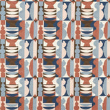 Harlequin Pot Shop Rose/Pacific Fabric