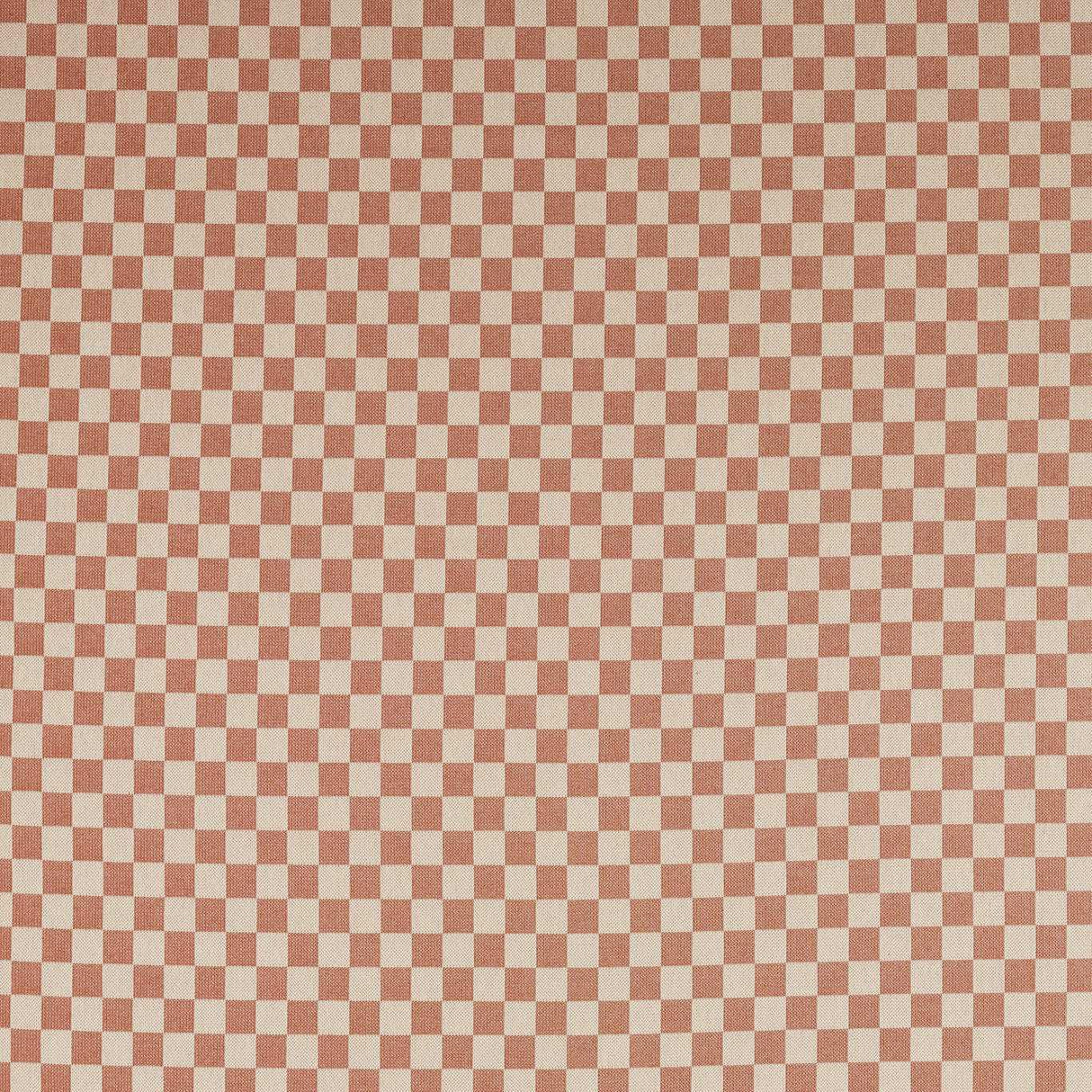Harlequin Blenets Check Mini Terracotta Fabric