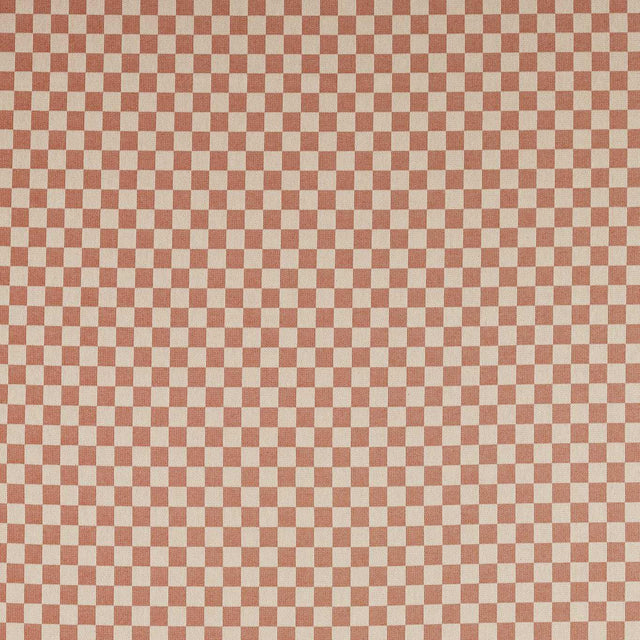 Harlequin Blenets Check Mini Terracotta Fabric