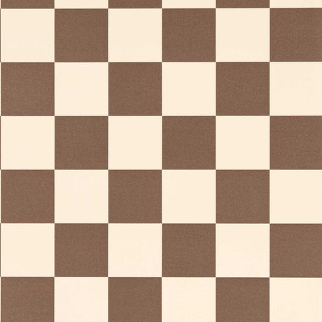 Harlequin Blenets Check Chocolate Wallpaper