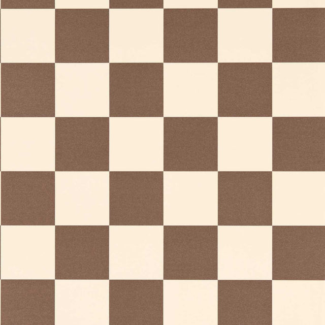 Harlequin Blenets Check Chocolate Wallpaper