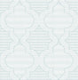A-Street Prints Quatrefoil Blue Wallpaper