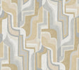A-Street Prints Abstract Khaki Wallpaper