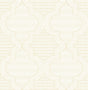 A-Street Prints Quatrefoil Yellow Wallpaper