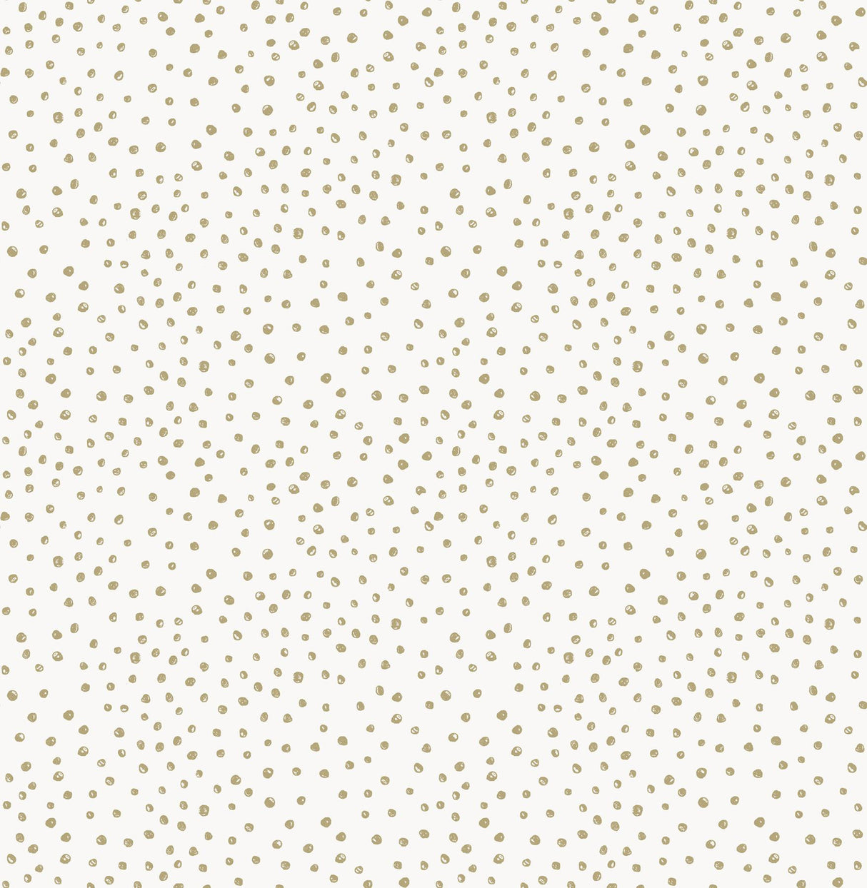 A-Street Prints Polka Dots White Wallpaper