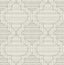 A-Street Prints Quatrefoil Charcoal Wallpaper
