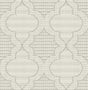 A-Street Prints Quatrefoil Charcoal Wallpaper