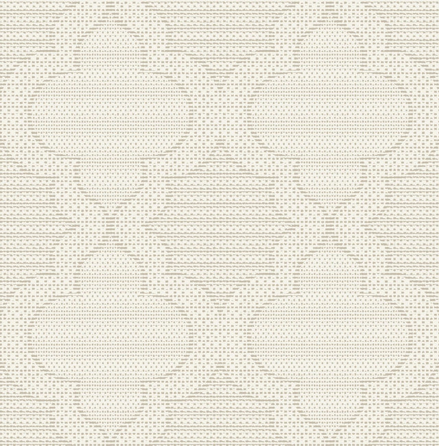 A-Street Prints Quatrefoil Taupe Wallpaper