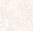 A-Street Prints Flowers Light Pink Wallpaper
