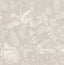 Brewster Home Fashions Animals Light Grey Wallpaper
