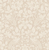 Brewster Home Fashions Birds Beige Wallpaper