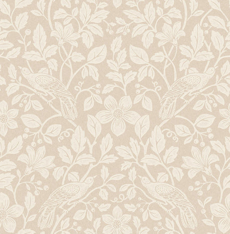 Brewster Home Fashions Birds Beige Wallpaper