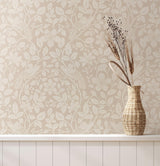 Brewster Home Fashions Birds Beige Wallpaper