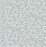Brewster Home Fashions Botanical Blue Wallpaper