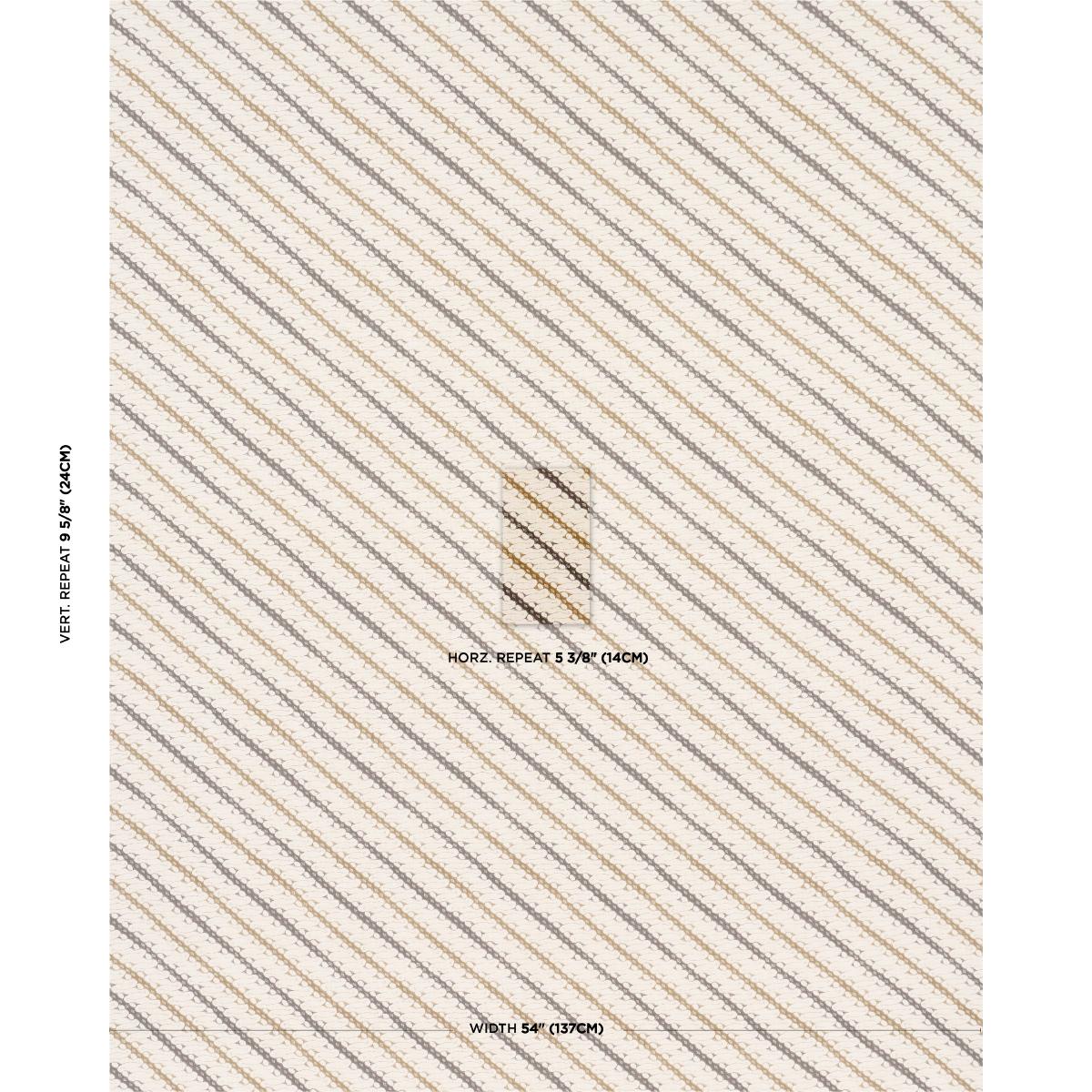 Schumacher Ronnie Brown Fabric