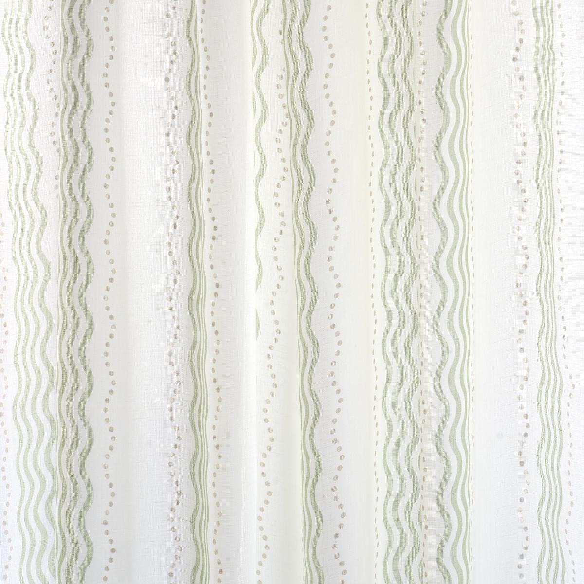 Schumacher Margot Linen Sheer Green Fabric