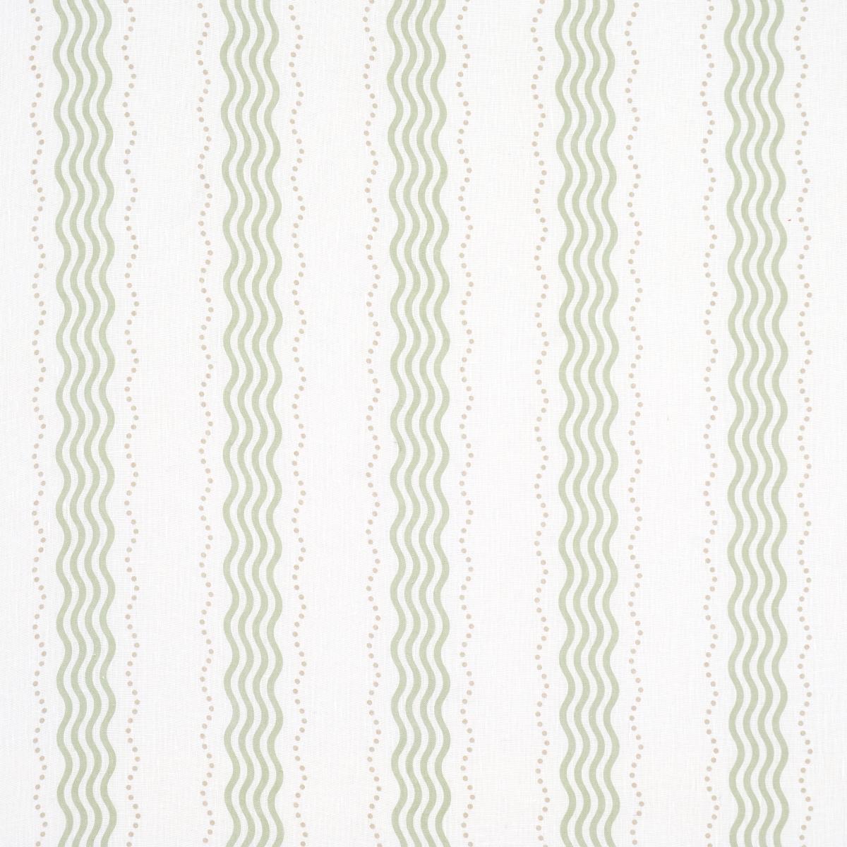 Schumacher Margot Linen Sheer Green Fabric